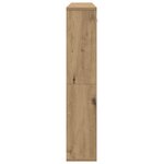 vidaXL Armoire Miroir avec étagère chêne artisanal 91 x 15 x 76.5 cm