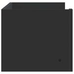 vidaXL Étagère murale noir 100x35x30 5 cm bois d'ingénierie