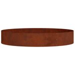 vidaXL Anneau de jardinière 5 Pièces Marron 120 x 120 x 20 cm