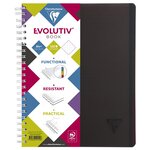 Cahier spiralé Evolutiv'Book 240 p perfo 4 trous 23 5x29 7cm 5x5 - Intercalaires CLAIREFONTAINE