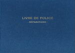 Registre Livre de Police pour Bijoutiers -Réparations - 21X30 200 P. - bleu ELVE