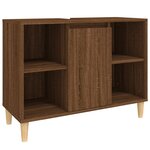 vidaXL Ensemble de meubles de salle de bain 3 Pièces Chêne marron