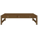 vidaXL Repose-pied de jardin 120x80 cm marron miel bois de pin massif