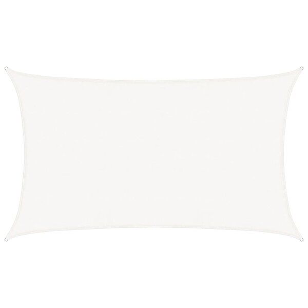 vidaXL Voile d'ombrage 160 g/m² Blanc 5x8 m PEHD
