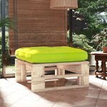 vidaXL Pouf palette de jardin bois de pin imprégné