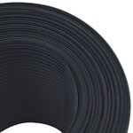 vidaXL Brises-vues de jardin 10 Pièces noir 252 5x19 cm PVC