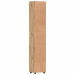 vidaXL Cabinet de salle de bain avec stockage TULUM chêne artisanal