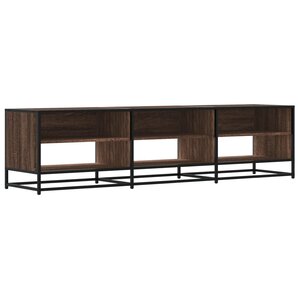 vidaXL Meuble TV chêne marron 180x40x46 cm bois d'ingénierie