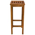 vidaXL Tabourets de bar lot de 2 bois d'acacia massif