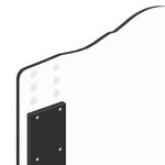 vidaXL Tête de lit avec tête de lit Chêne noir 90 cm Bois d'ingénierie