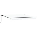 vidaXL Auvent automatique rétractable blanc 400 x 300 cm