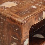 vidaXL Table d'appoint Marron 40 x 32 x 46 cm Bois Recyclé Solide