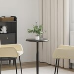 vidaXL Dessus de table Noir Ø40x2 5 cm Marbre