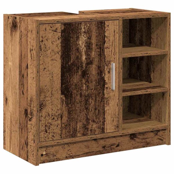 vidaXL Cabinet de Lavabo Bois Ancien 63 x 29 x 55 cm Bois d'ingénierie