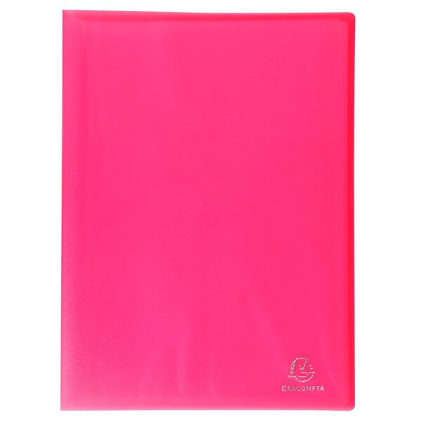 Protège-documents En Polypropylène Semi Rigide Chromaline 80 Vues - A4 - Rouge - X 12 - Exacompta