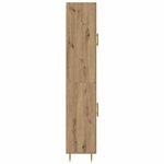 vidaXL Haut Armoire Chêne artisanal 69 5 x 34 x 180 cm