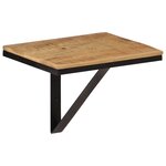 vidaXL Étagère murale 40x30x32 cm bois massif de manguier et fer