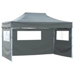vidaXL Tente de fête 280 x 410 x 315 cm Anthracite Tissu Oxford