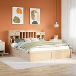 vidaXL Cadre de lit sans matelas 180x200 cm bois massif de pin