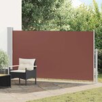 vidaXL Auvent latéral rétractable de patio 170x300 cm Marron