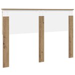 vidaXL Tête de lit Chêne artisanal 140 cm Bois d'ingénierie