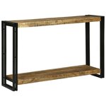 vidaXL Table console 120 x 33 x 75 cm Bois de manguier brut massif