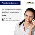 COMETE - TN1050 - 1 Toner compatible avec BROTHER - Marque française