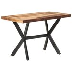 vidaXL Table de salle à manger 120x60x75 cm Bois avec finition miel