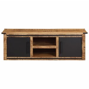 vidaXL Meuble TV avec portes 105x35x36 cm bois massif de manguier