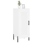 vidaXL Buffet blanc 34 5x34x90 cm bois d'ingénierie