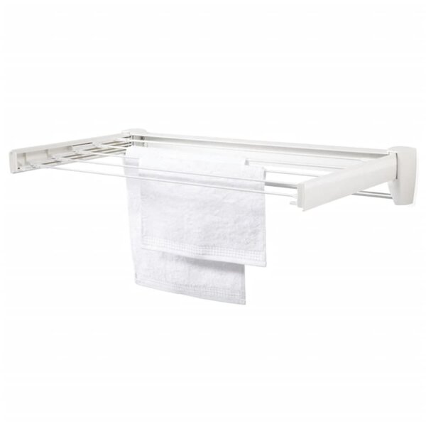 Leifheit étendoir mural telegant plus 70 blanc 83201
