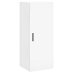 vidaXL Buffet haut Blanc 34 5x34x180 cm Bois d'ingénierie