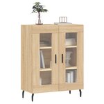 vidaXL Buffet chêne sonoma 69 5x34x90 cm bois d'ingénierie