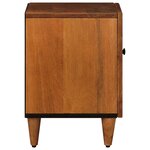 vidaXL Cabinet de chevet Marron 40 x 33 x 46 cm Bois de mangue massif