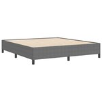 vidaXL Cadre de lit Gris clair 180 x 200 cm Tissu en velours côtelé