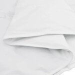 vidaXL Couette Autre avec oreiller 2 Pièces Blanc 155 x 200 cm Bas
