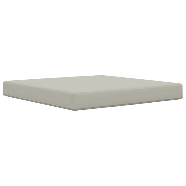 vidaXL Coussin de canapé d'extérieur Polyester Gris 80 x 80 cm