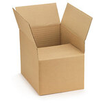 Caisse carton brune simple cannelure rajabox 30x30x50 cm (lot de 20)