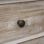 vidaXL Table de chevet 35x30x50 cm Bois de Paulownia