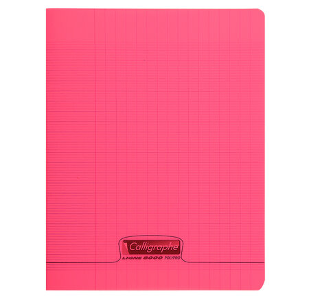 Cahier 8000 POLYPRO, 170 x 220 mm, rouge CALLIGRAPHE