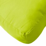 vidaXL Coussin de palette vert brillant 60x60x12 cm tissu