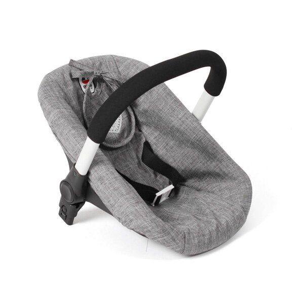 Bayer Chic 2000 712-76 - Siège auto pour poupée avec adaptateur Jeans gris