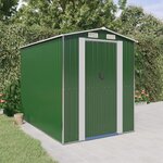 vidaXL Abri de jardin Vert 192x274x223 cm Acier galvanisé