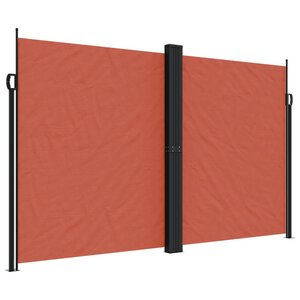 vidaXL Auvent latéral rétractable terre cuite 200x1200 cm