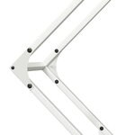 vidaXL Portant de bois chauffage blanc 80x25x80 cm