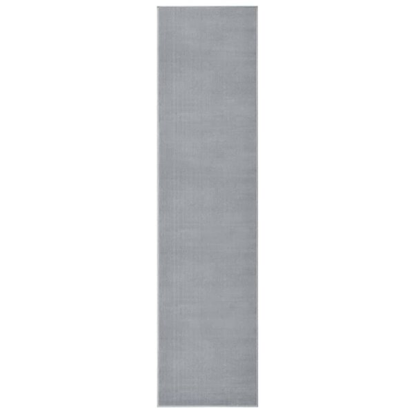 vidaXL Tapis BCF Gris 100x450 cm