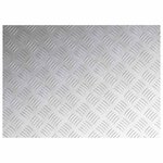 vidaXL Plaques à damier 4 Pièces Argent 70 x 50 cm Aluminium