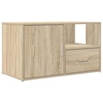 vidaXL Armoire d'angle chêne sonoma 200x40x45 cm bois d’ingénierie