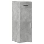 vidaXL Buffet gris béton 30x42 5x93 cm bois d'ingénierie