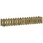 vidaXL Lit surélevé de jardin design de clôture bois de pin imprégné